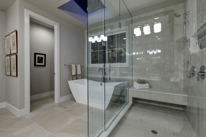 Shower with Compact Tub Enclosure